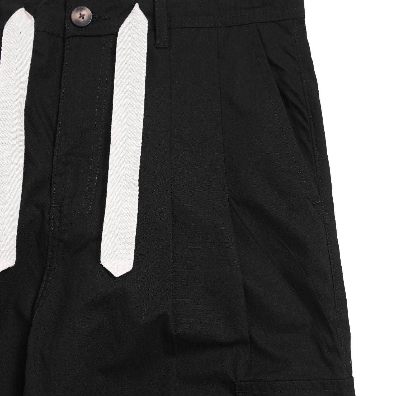 Noforty Project Long Cargo Pants Hadori Black