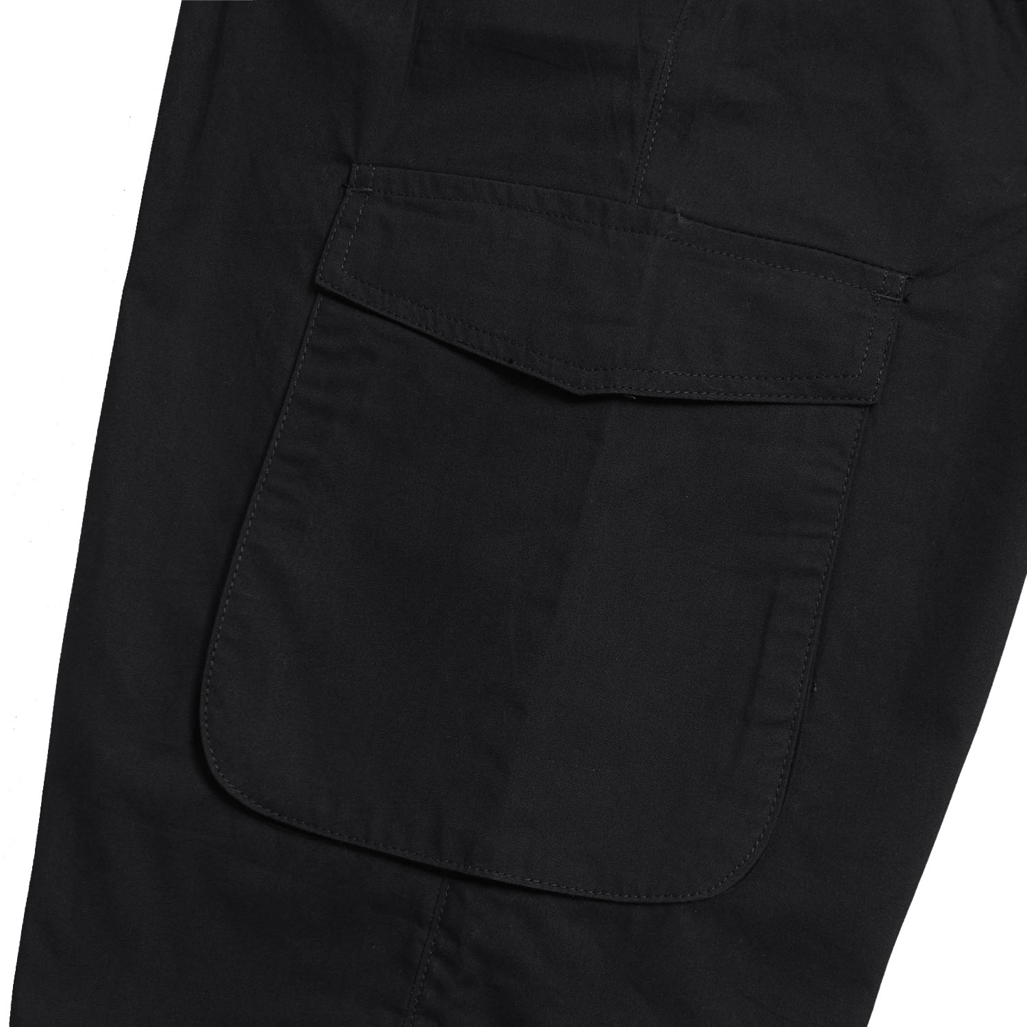Noforty Project Long Cargo Pants Hadori Black