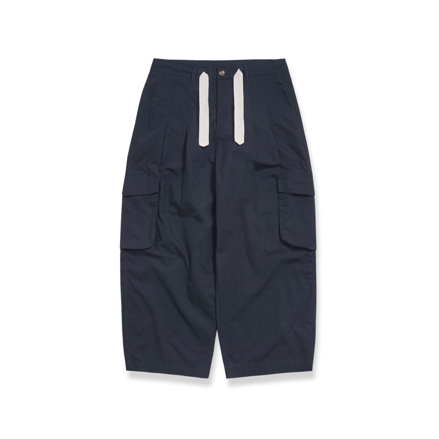 Noforty Project Long Cargo Pants Hadori Navy Blue
