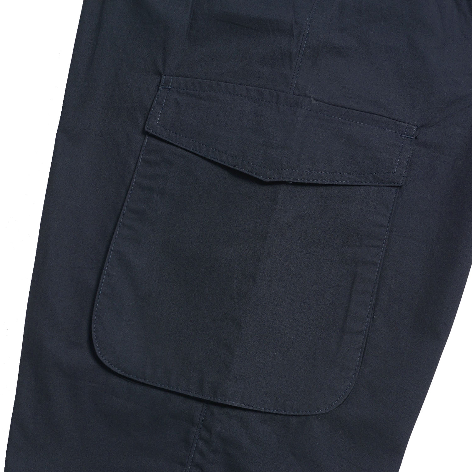Noforty Project Long Cargo Pants Hadori Navy Blue