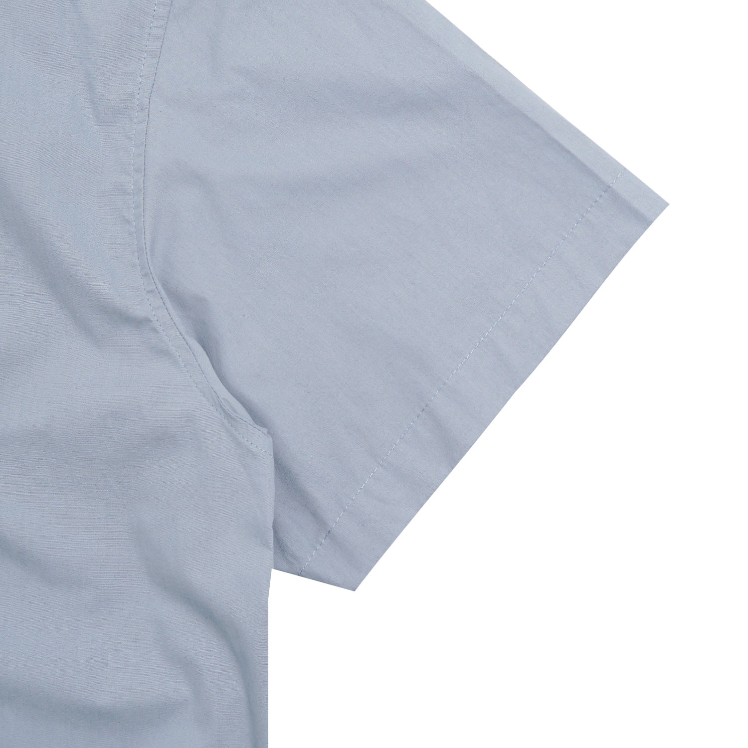 Noforty Project Oversize Wide Boxy Short Shirt Alba Sky Blue