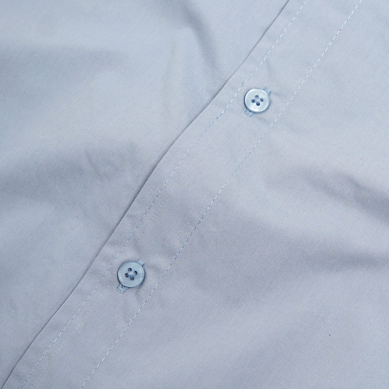 Noforty Project Oversize Wide Boxy Short Shirt Alba Sky Blue