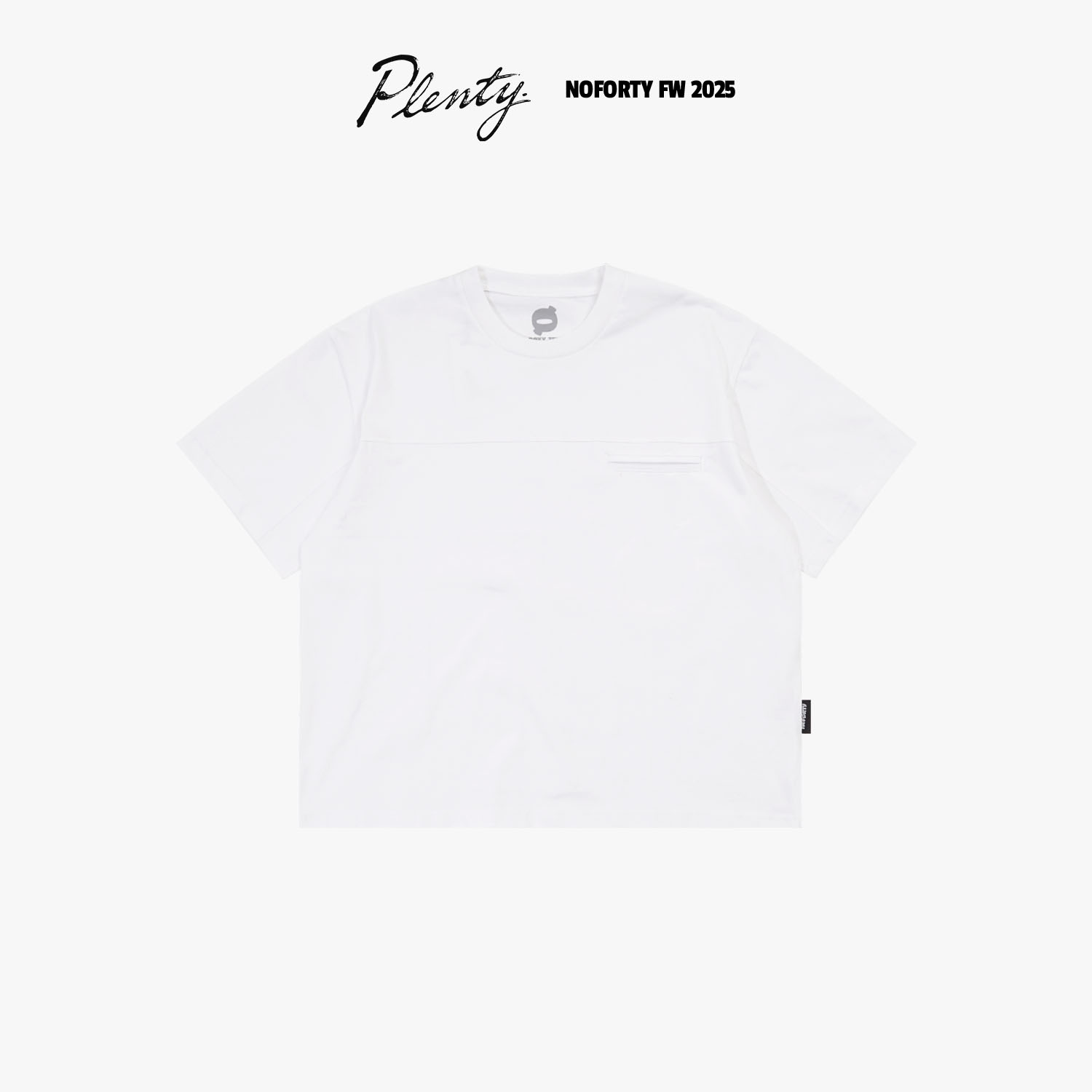 Noforty Project Boxy Tees Libero White