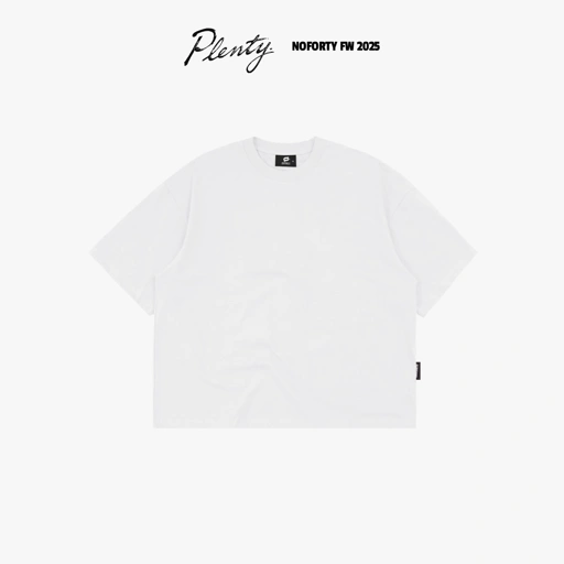Image of Noforty Project Oversize Boxy Loose Tshirt Tothem White