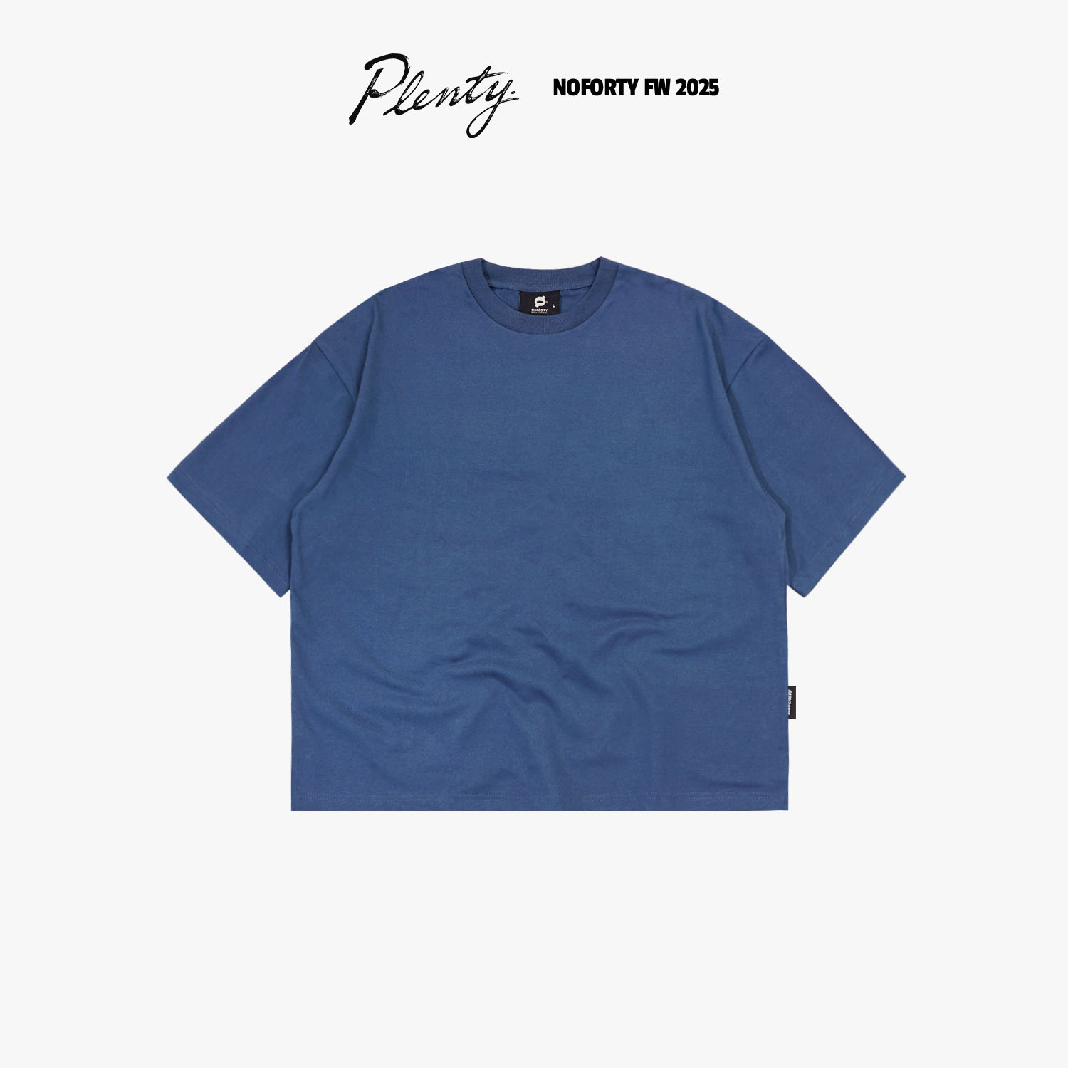 Noforty Project Oversize Boxy Loose Tshirt Tothem Blue