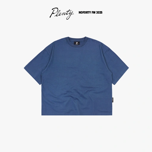 Image of Noforty Project Oversize Boxy Loose Tshirt Tothem Blue