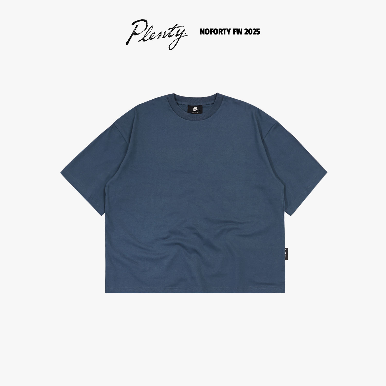 Noforty Project Oversize Boxy Loose Tshirt Tothem Navy Blue