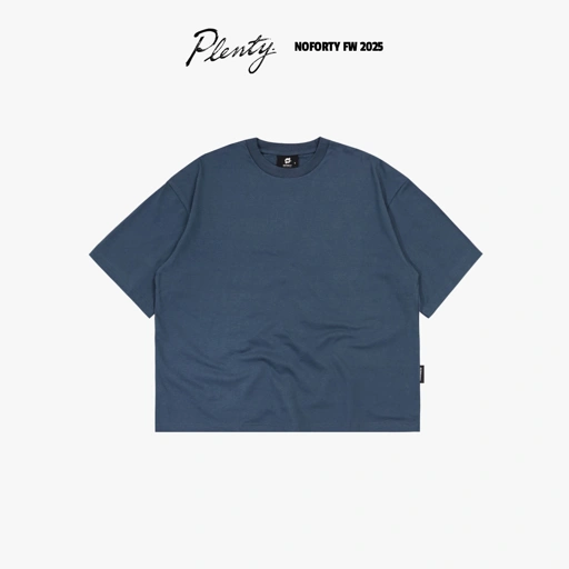 Image of Noforty Project Oversize Boxy Loose Tshirt Tothem Navy Blue