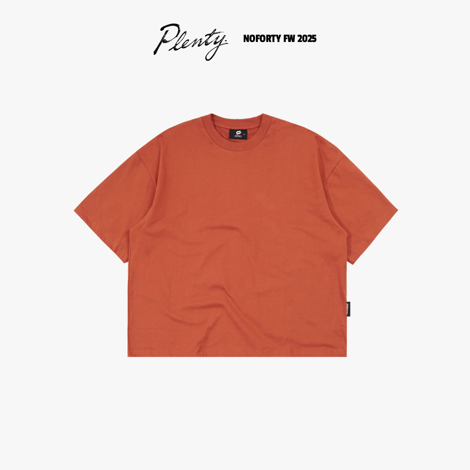 Noforty Project Oversize Boxy Loose Tshirt Tothem Orange