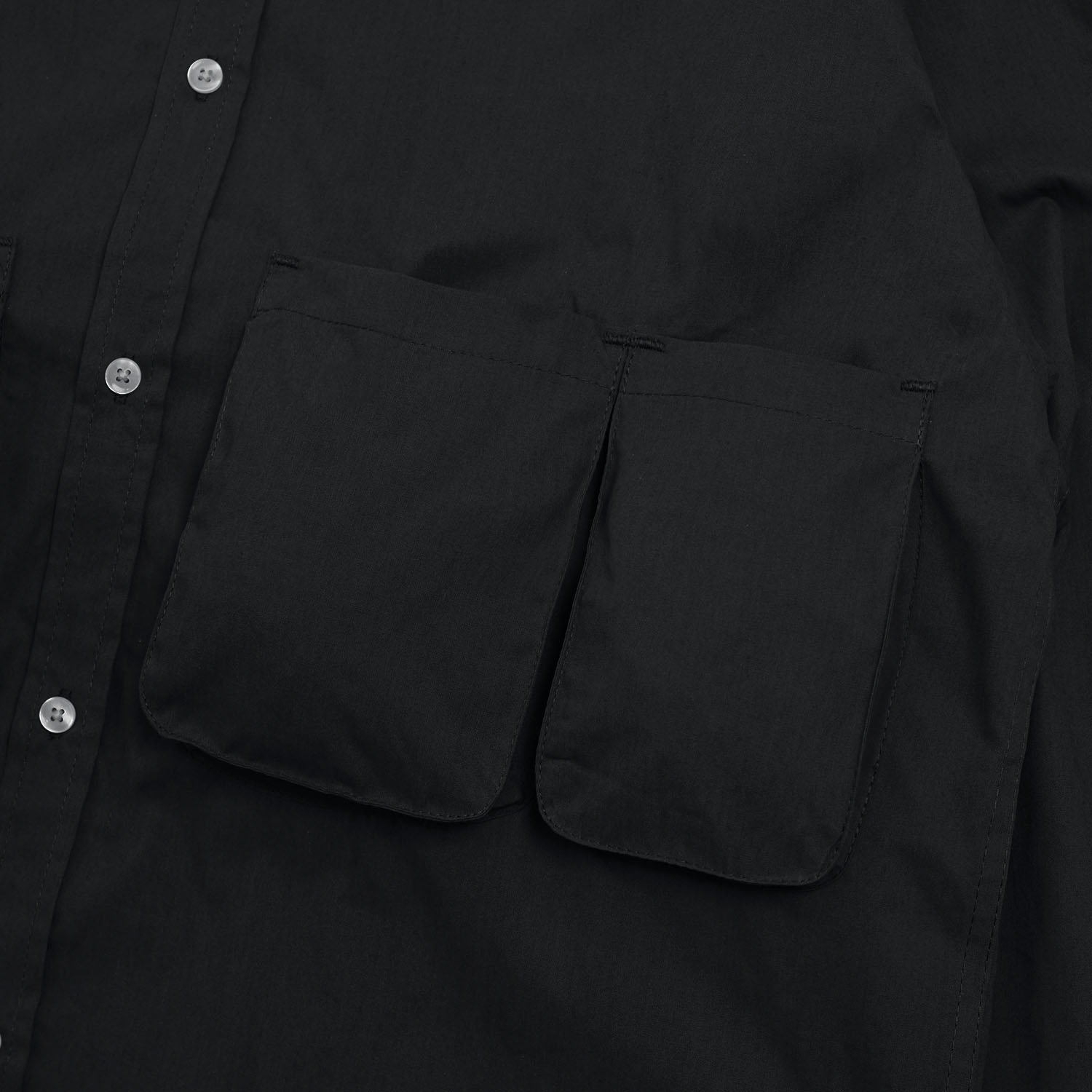 Noforty Project Oversize Boxy Long Shirt Furrel Black