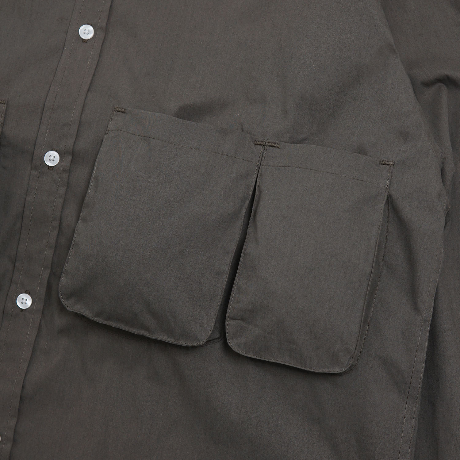 Noforty Project Oversize Boxy Long Shirt Furrel Dark Grey