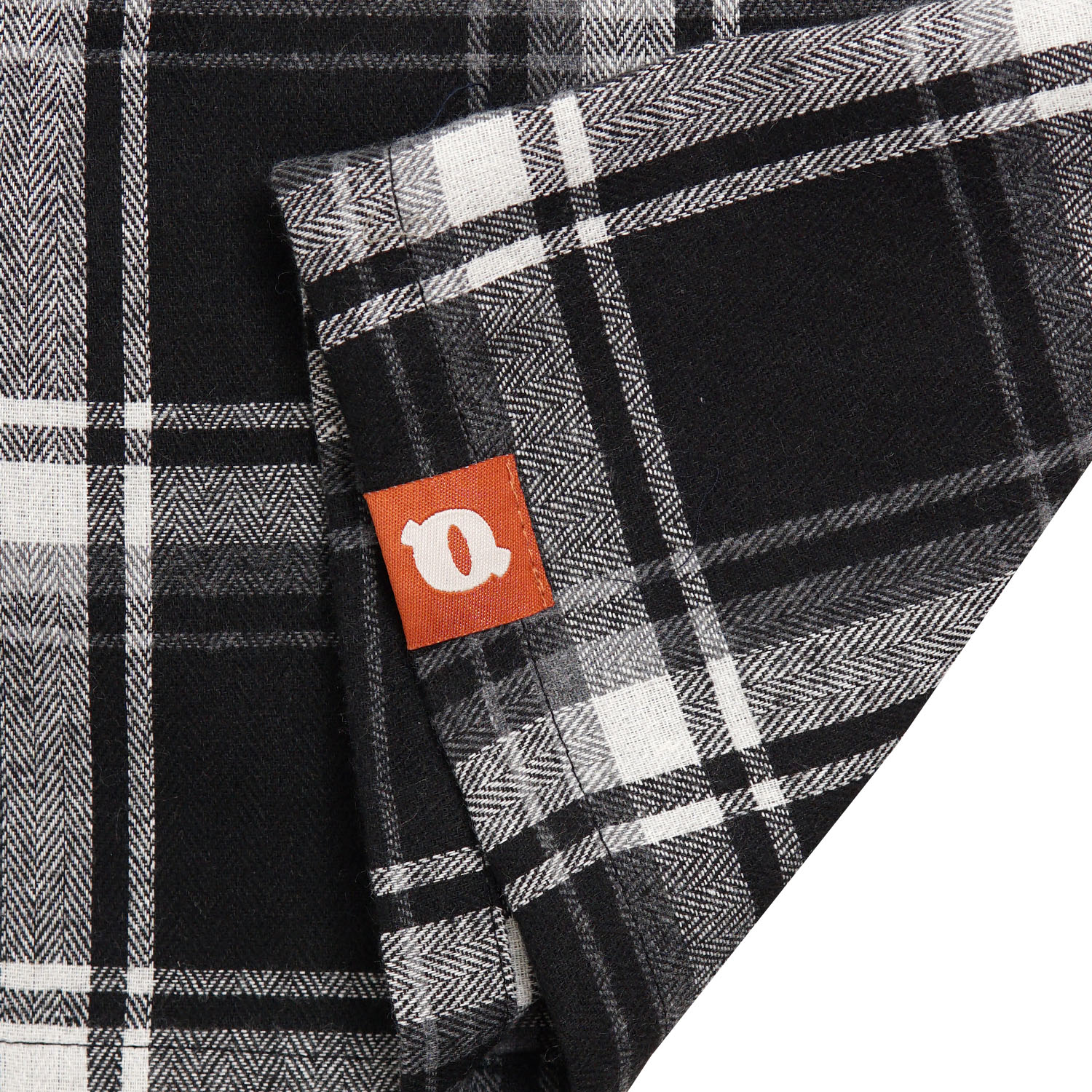 Noforty Project Boxy Oversize Short Shirt Flanel Toffin Black