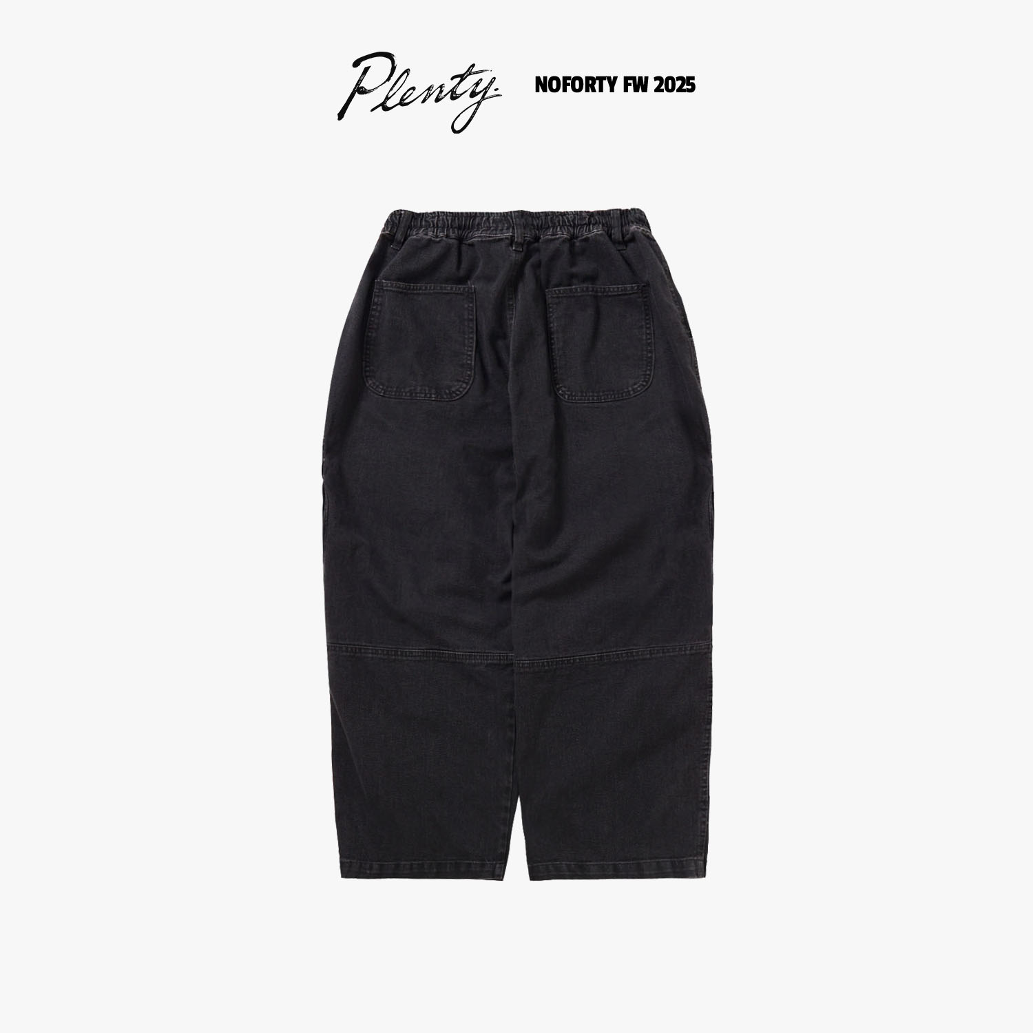 Noforty Project Baggy Cargo Long Pants Hamford Black