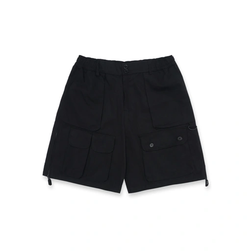 Image of Noforty Project Short Cargo Pants Troops Black