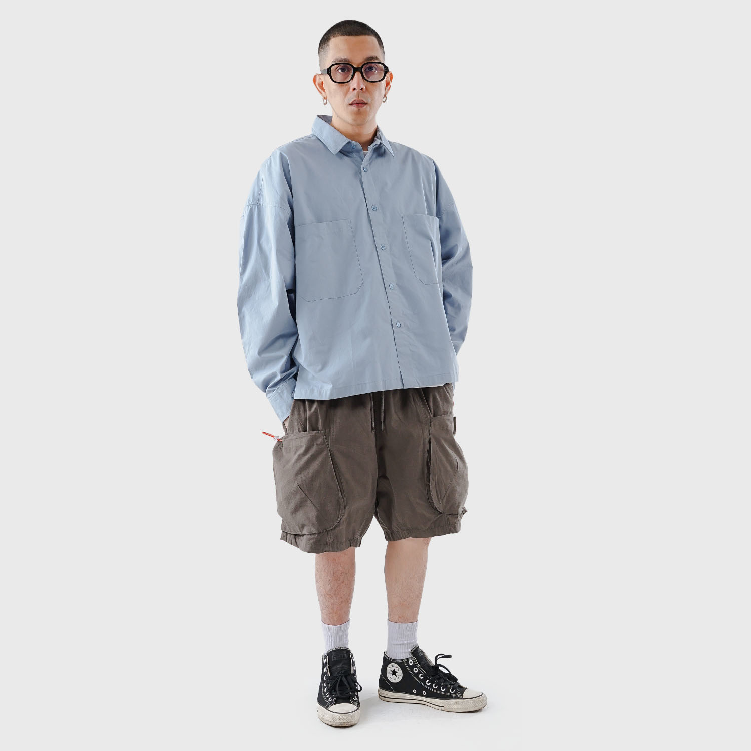 Noforty Project Short Cargo Pants Sekai Grey