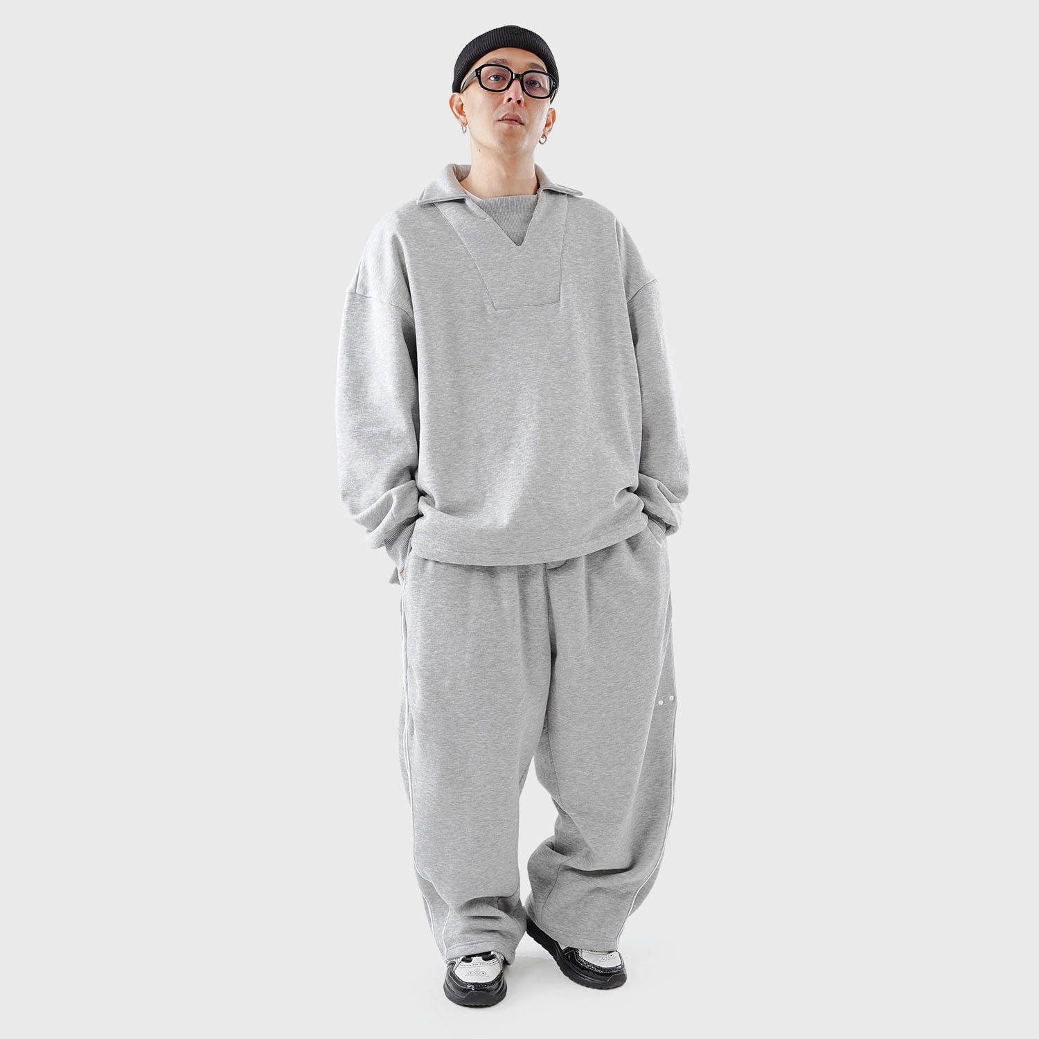 Noforty Project Oversize Sweater Rugby Malfin Misty
