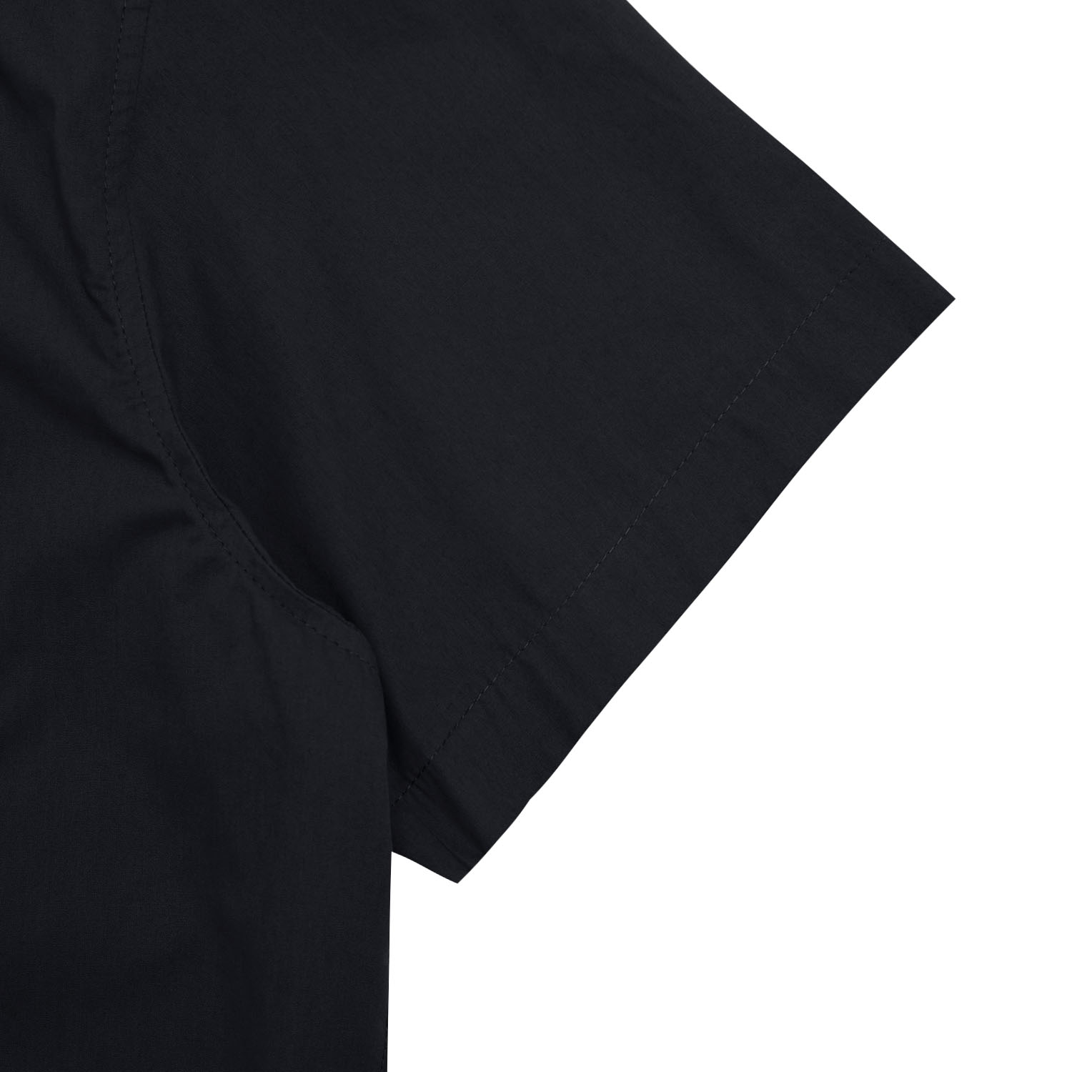 Noforty Project Oversize Wide Boxy Short Shirt Alba Black