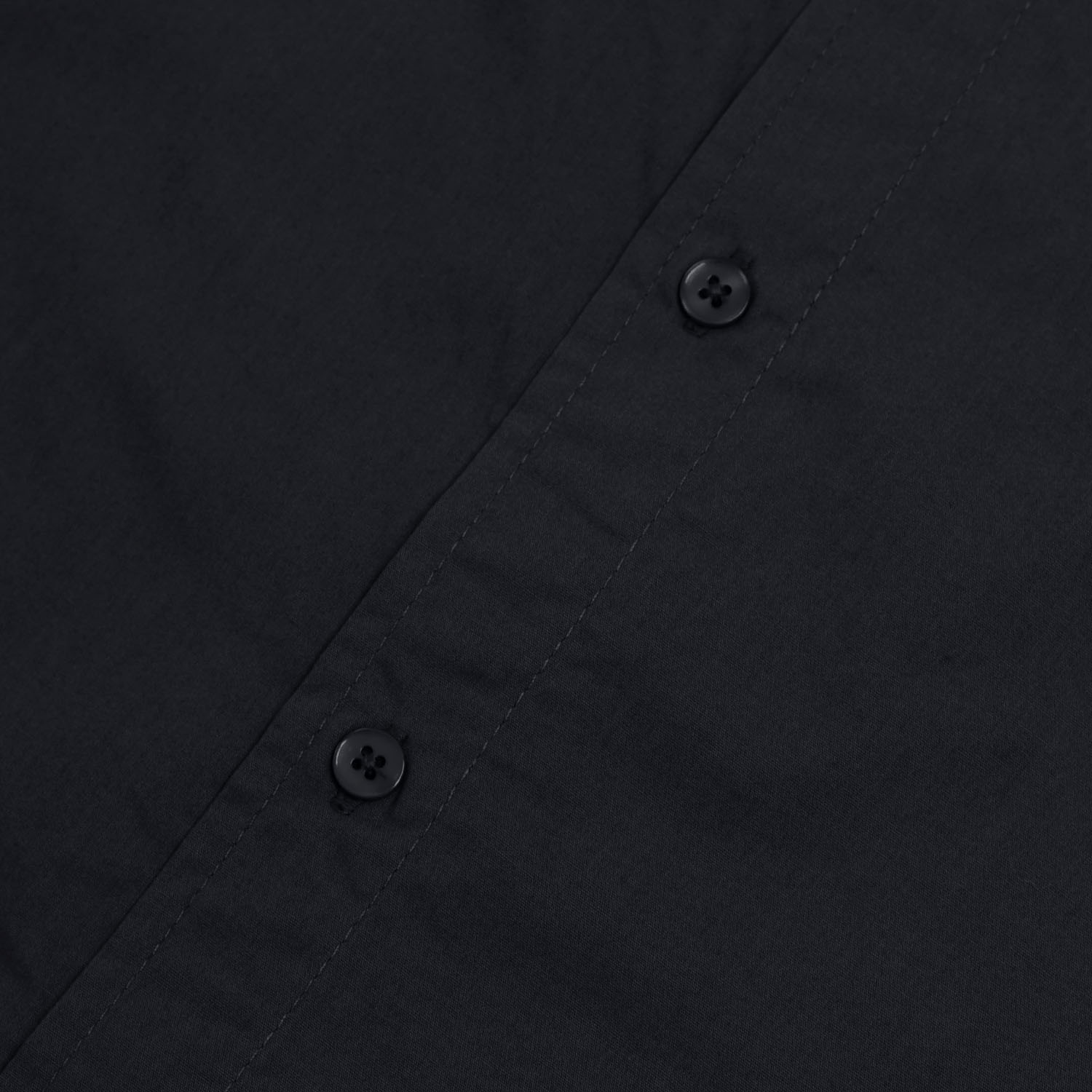 Noforty Project Oversize Wide Boxy Short Shirt Alba Black