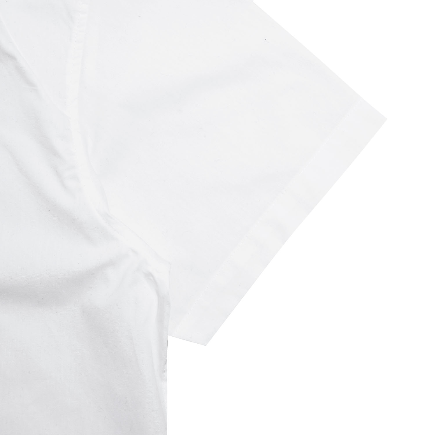 Noforty Project Oversize Wide Boxy Short Shirt Alba White