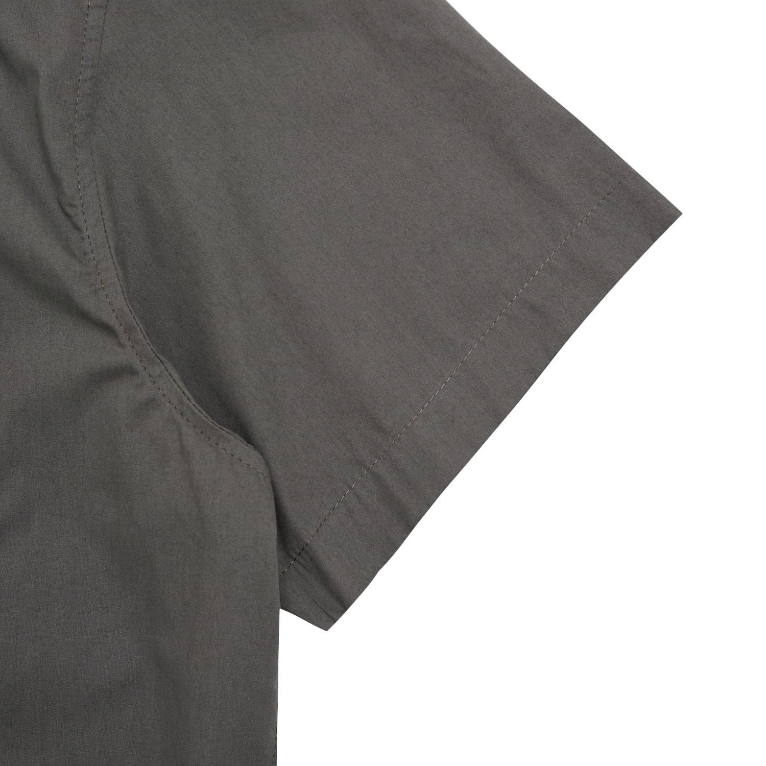 Noforty Project Oversize Wide Boxy Short Shirt Alba Dark Grey