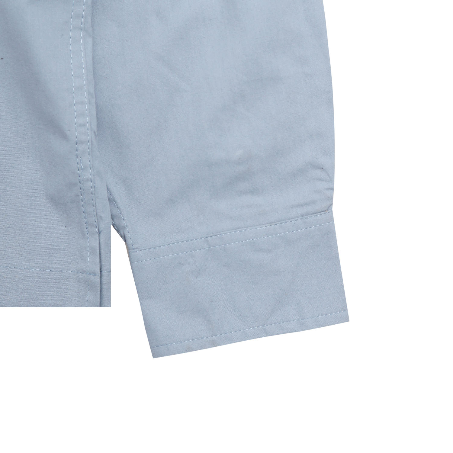 Noforty Project Oversize Boxy Long Shirt Lauren Sky Blue