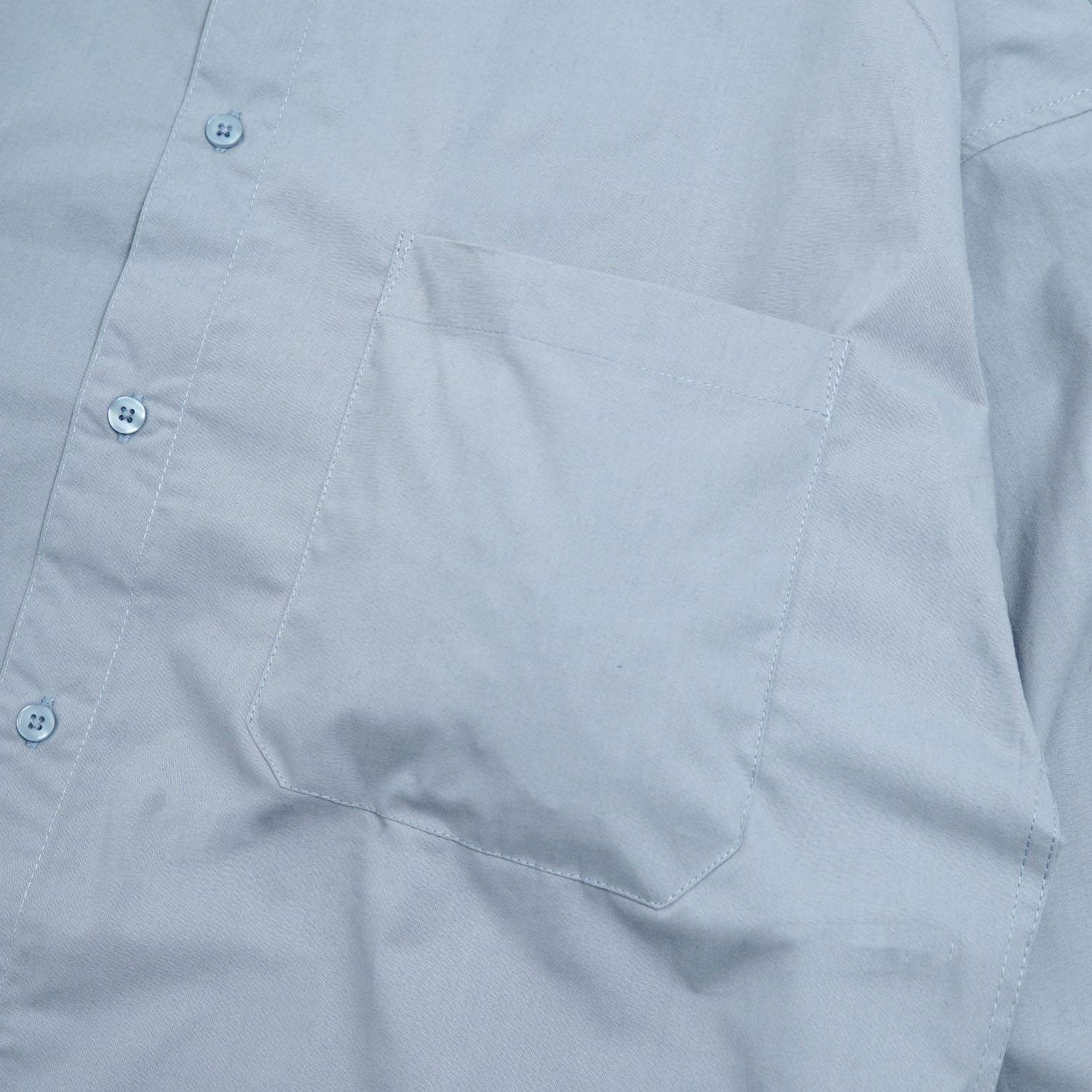Noforty Project Oversize Boxy Long Shirt Lauren Sky Blue