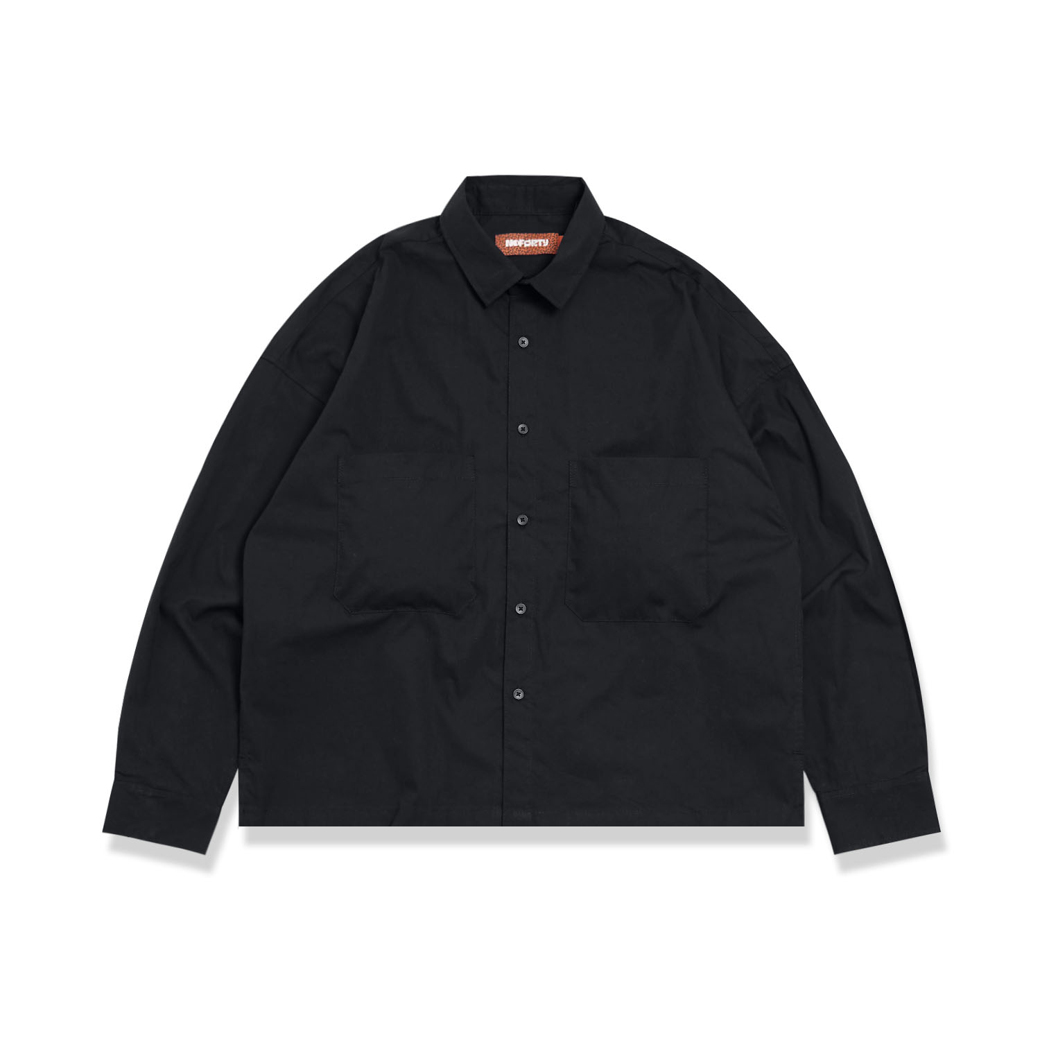Noforty Project Oversize Boxy Long Shirt Lauren Black