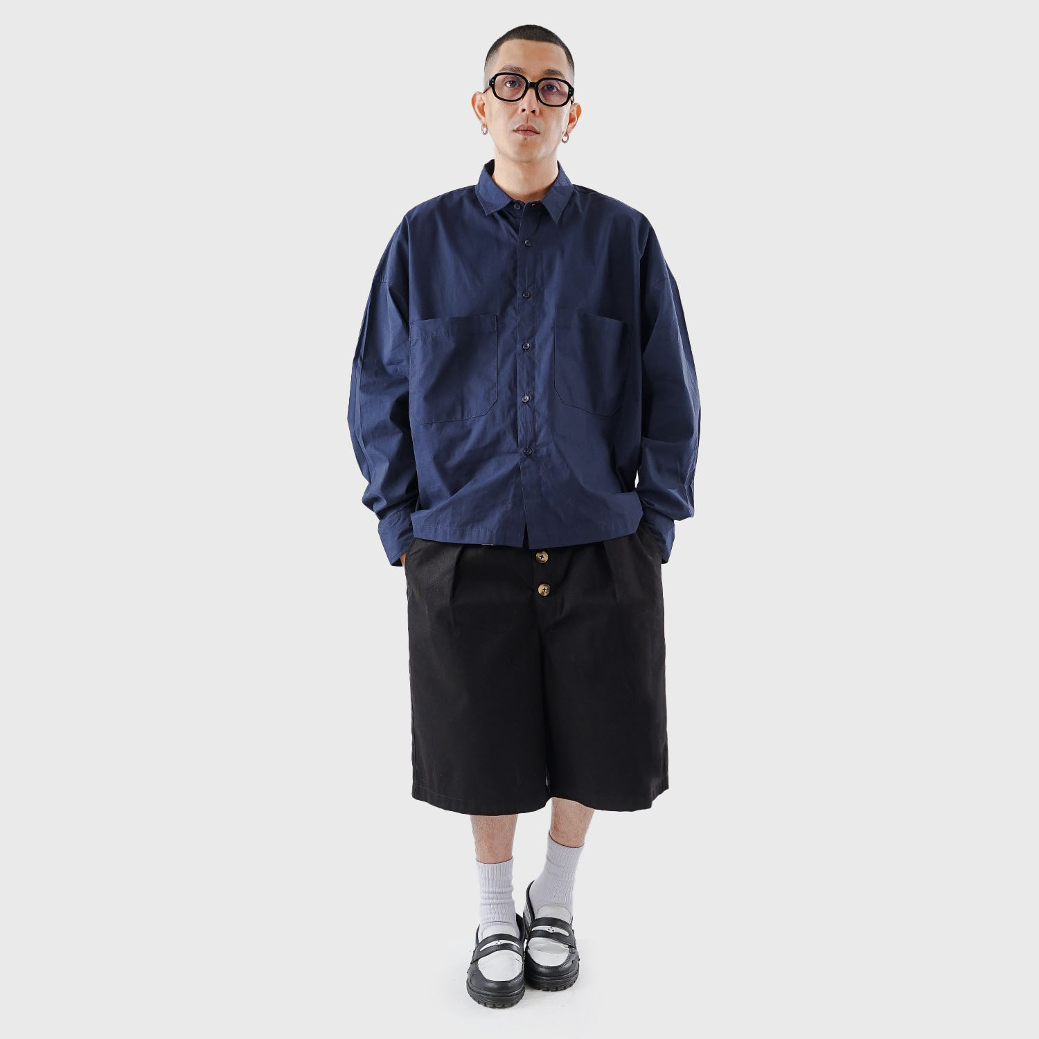 Noforty Project Short Pants Bermuda Black
