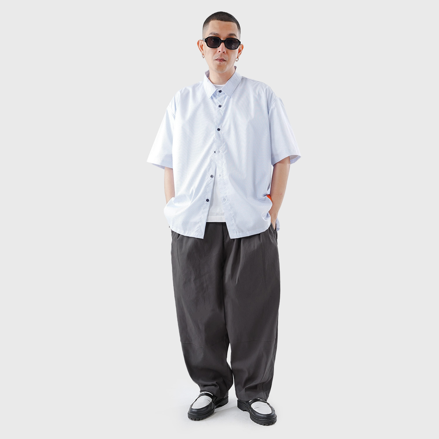 NOFORTY TAPPERED PANTS DARK GREY