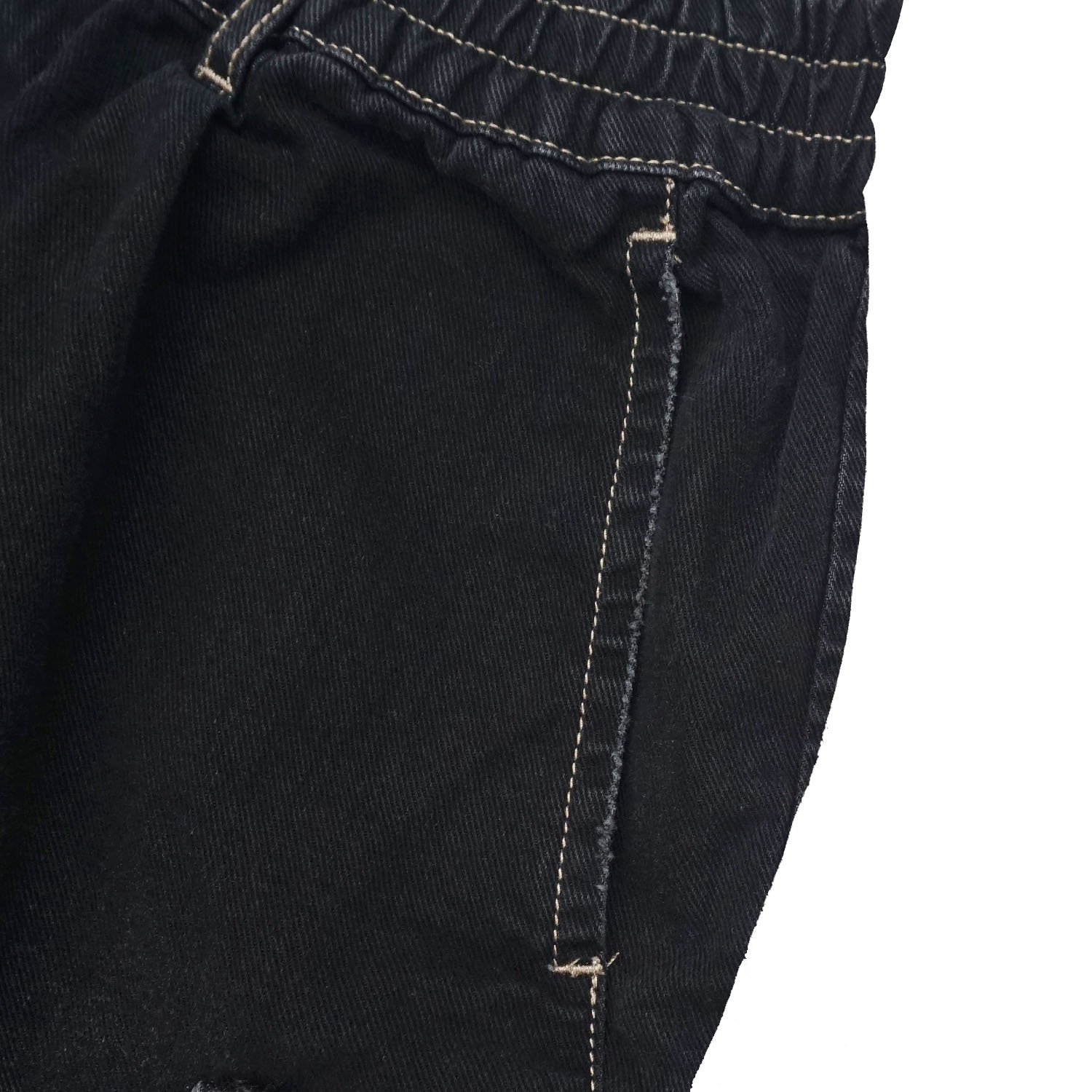 Noforty Project Jort Cargo Short Denim Pants Klays Black