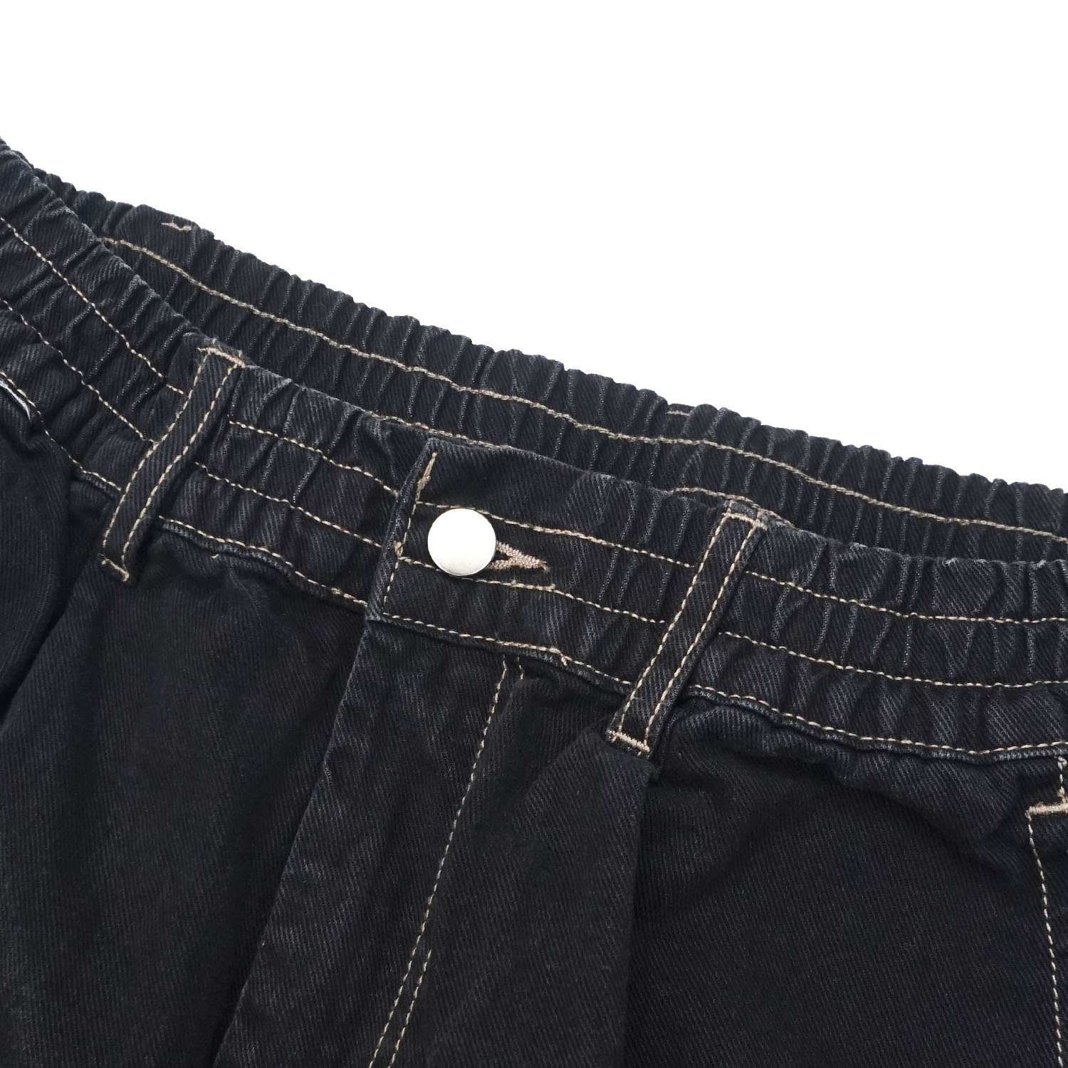Noforty Project Jort Cargo Short Denim Pants Klays Black