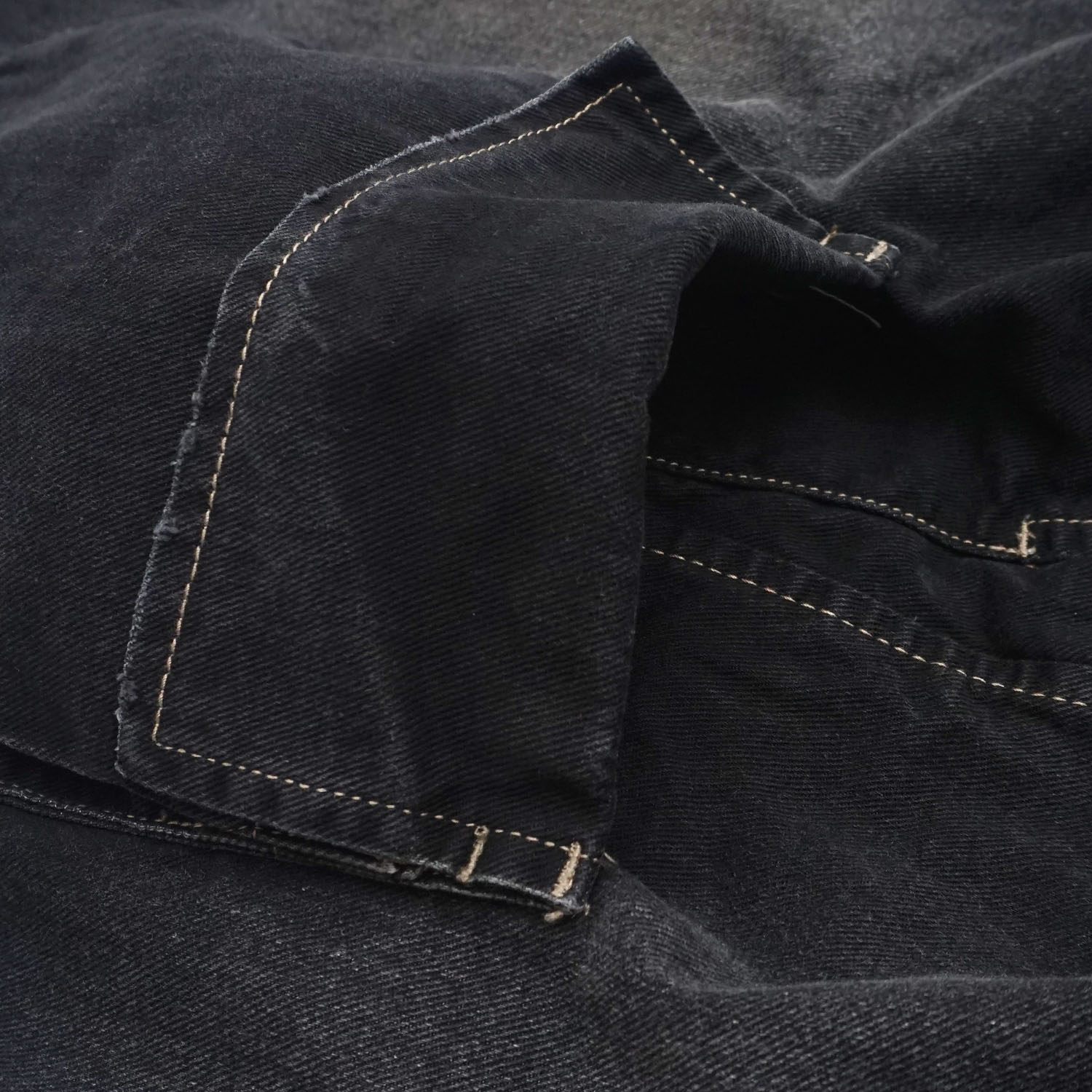 Noforty Project Jort Cargo Short Denim Pants Klays Black
