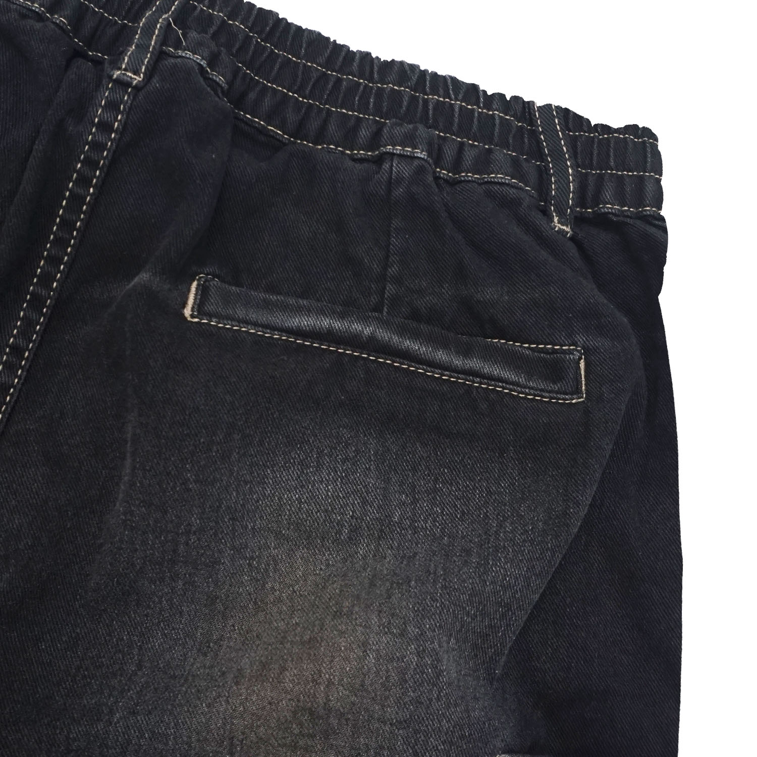 Noforty Project Jort Cargo Short Denim Pants Klays Black