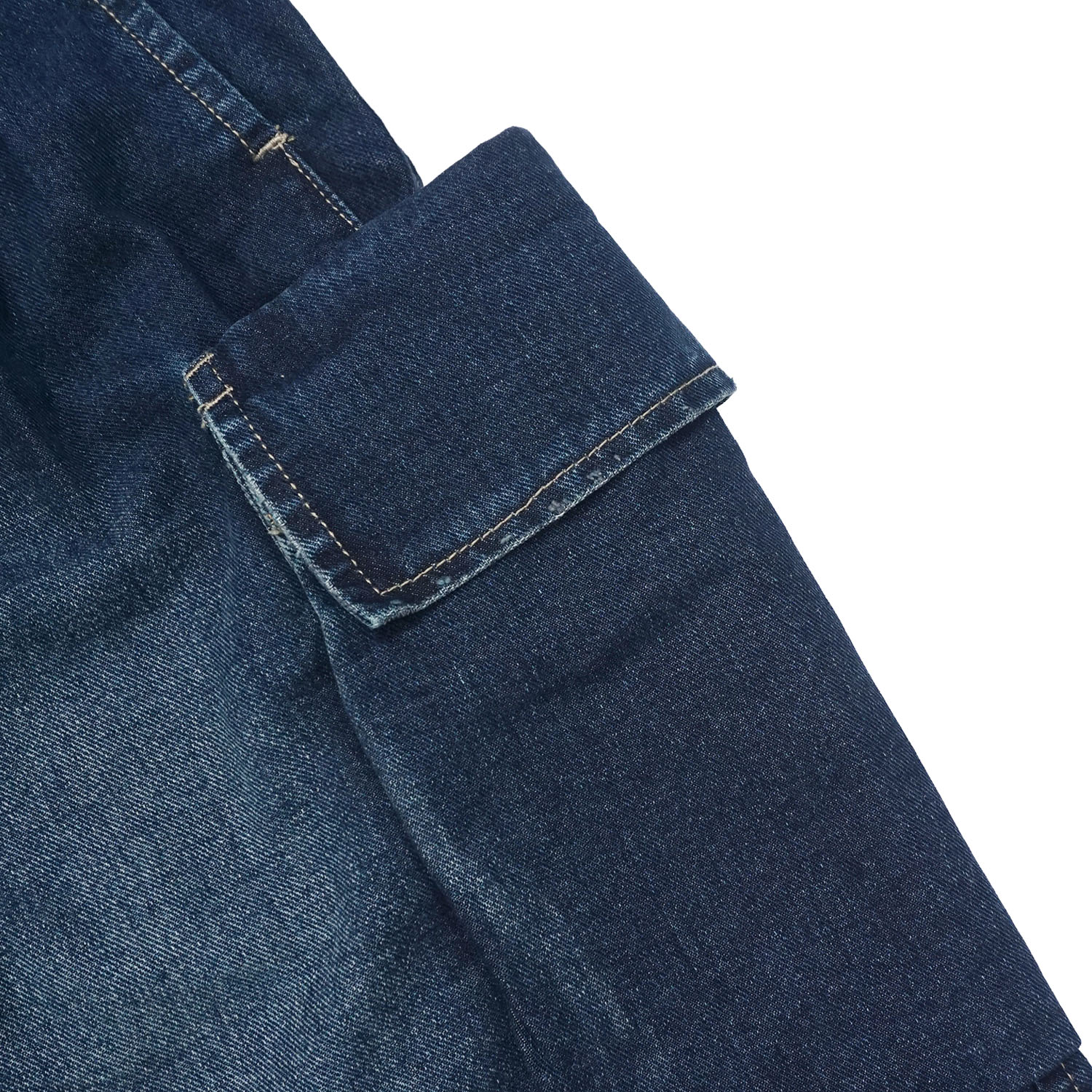 Noforty Project Jort Cargo Short Denim Pants Klays Blue