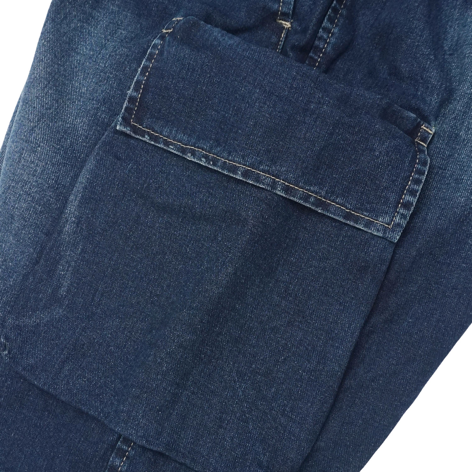 Noforty Project Jort Cargo Short Denim Pants Klays Blue
