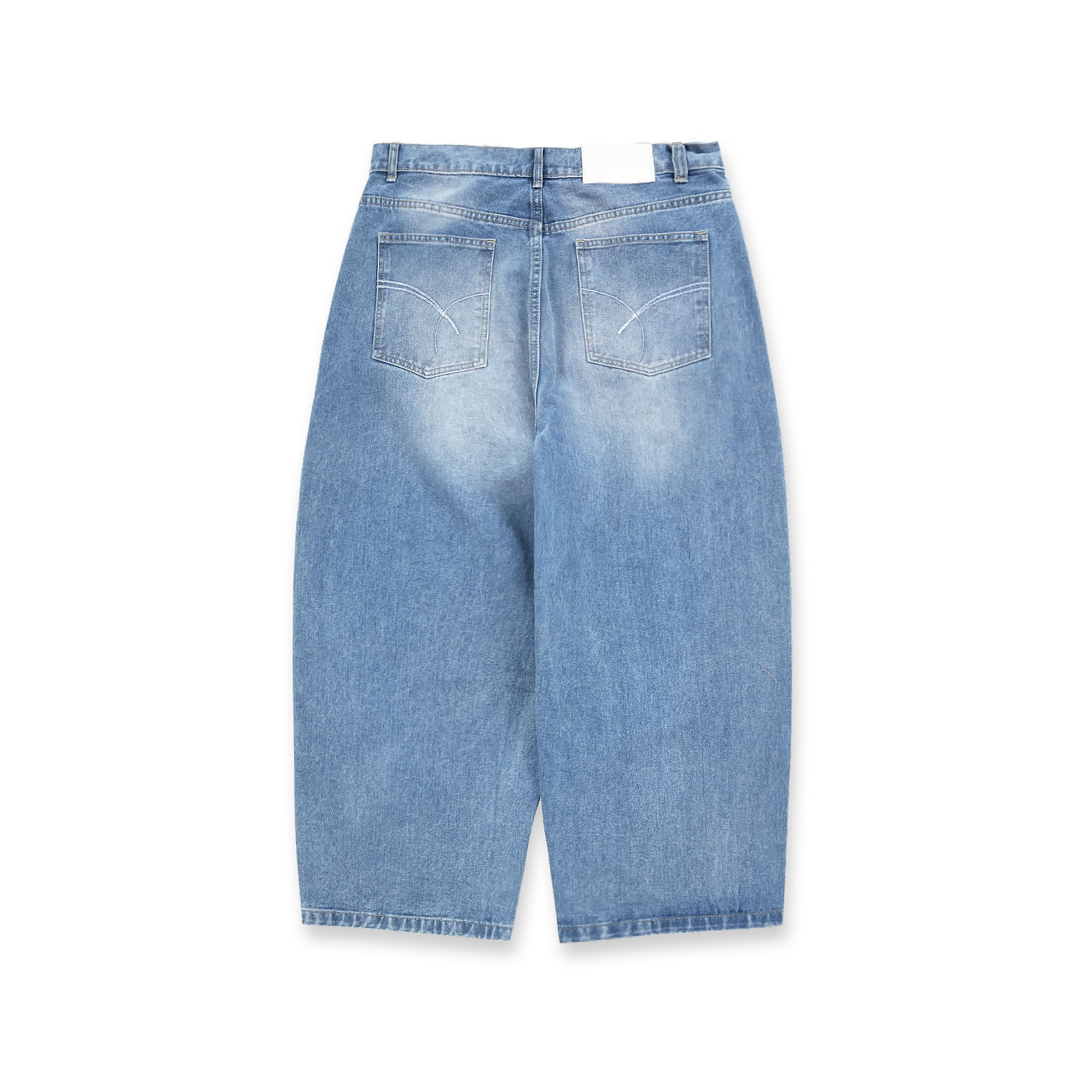 Noforty Project Barrel Long Denim Pants Morrow Blue