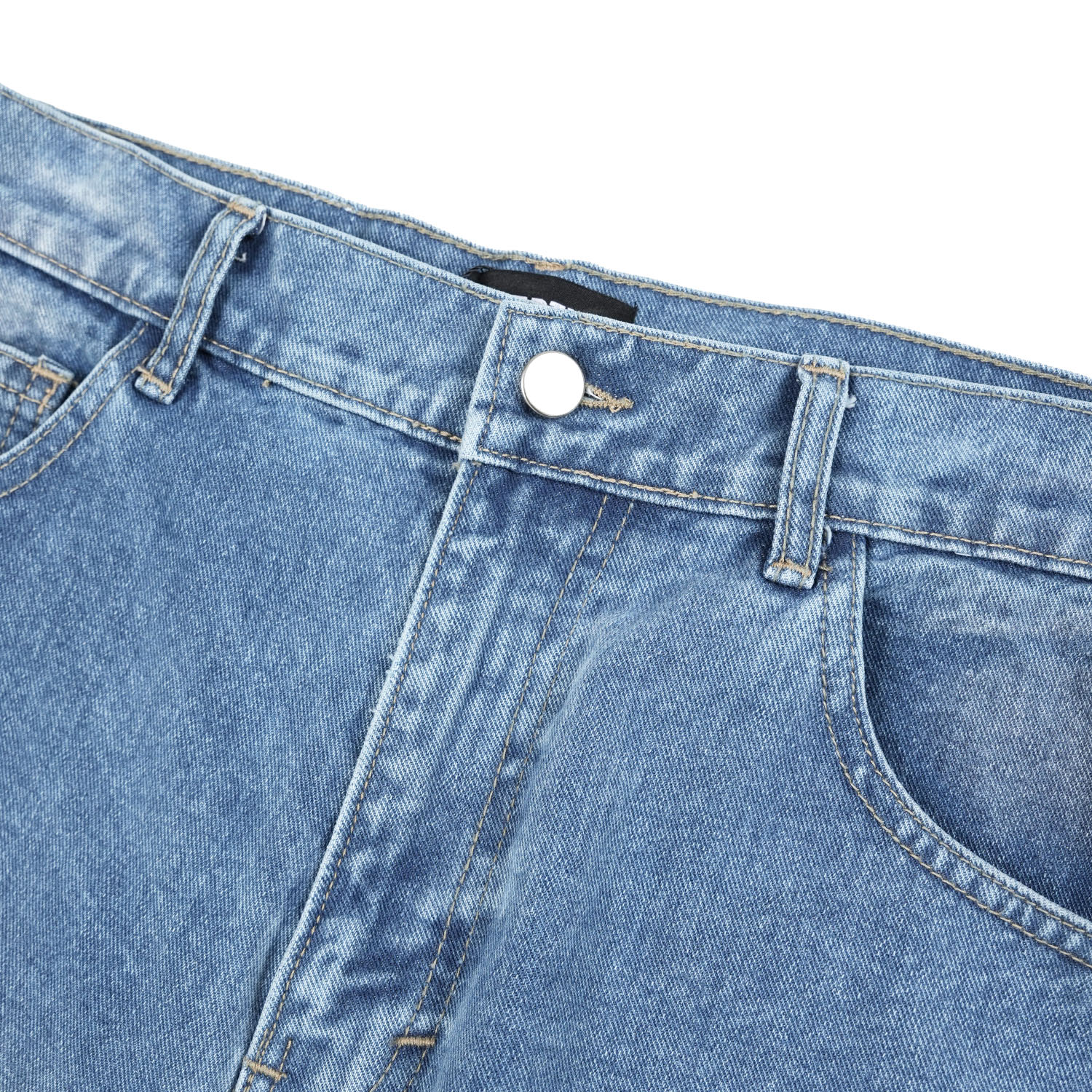 Noforty Project Barrel Long Denim Pants Morrow Blue