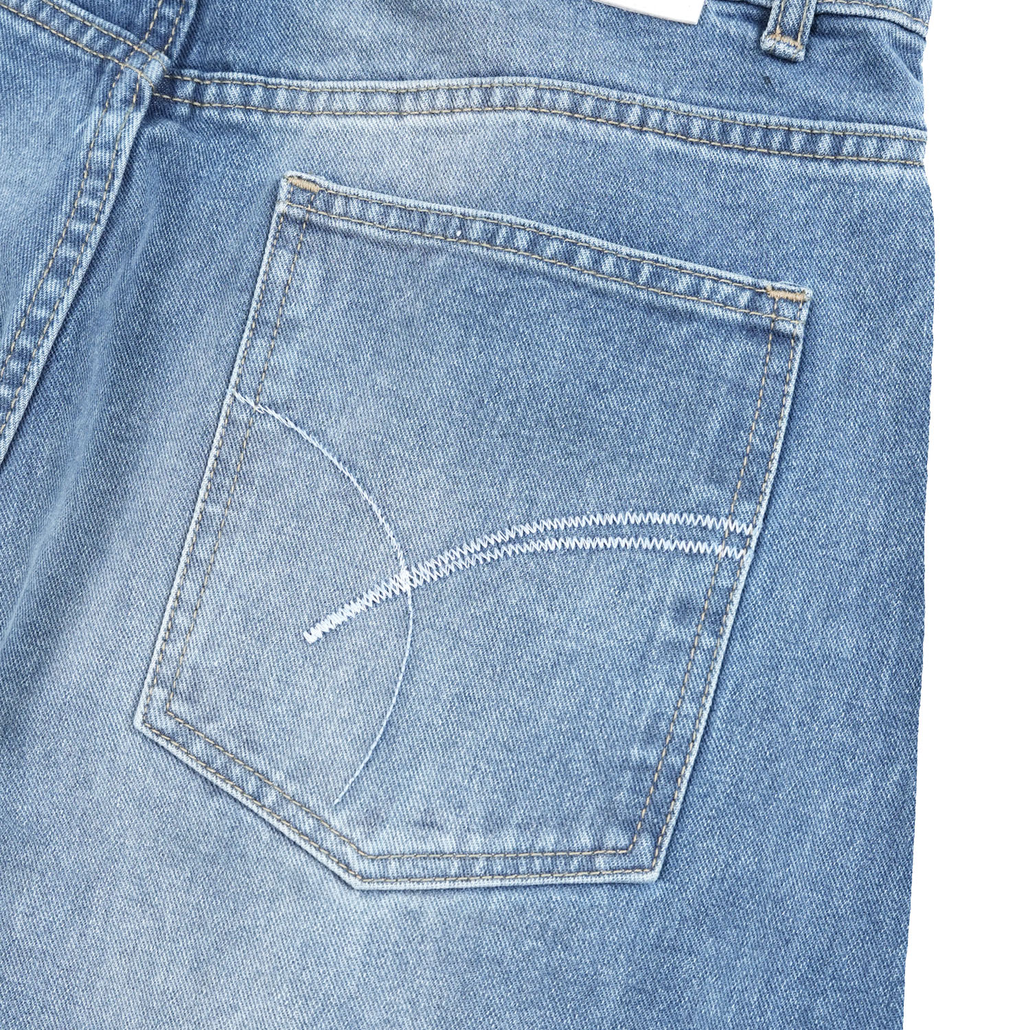 Noforty Project Barrel Long Denim Pants Morrow Blue