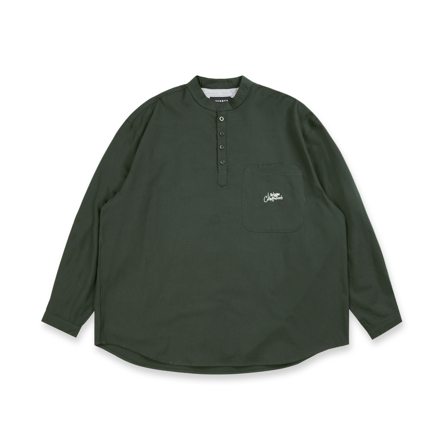 Noforty Project Oversize Long Shirt Sabat Green