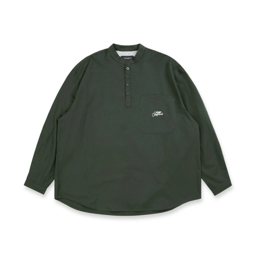 Image of Noforty Project Oversize Long Shirt Sabat Green