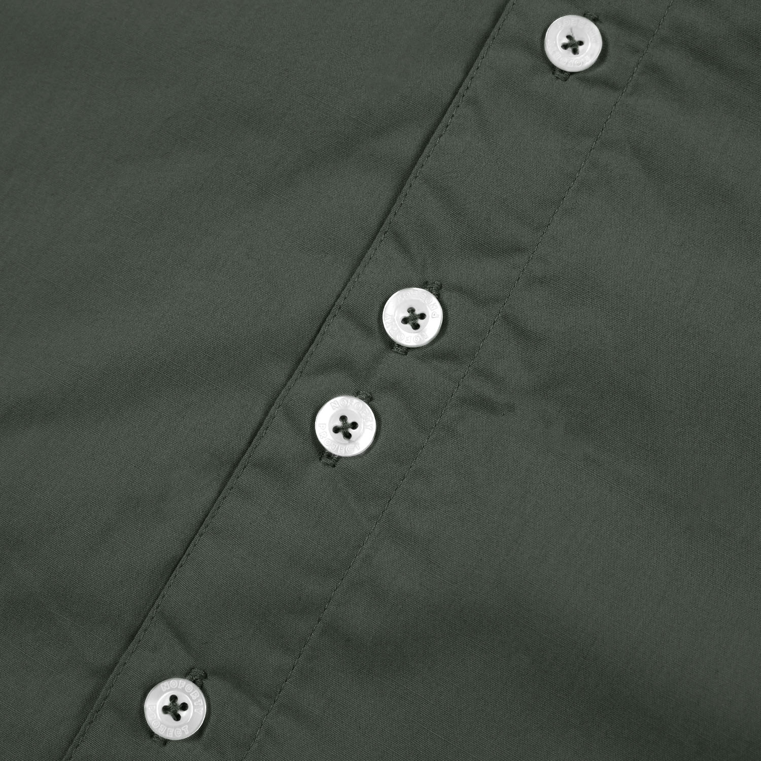 Noforty Project Oversize Boxy Long Shirt Wemby Army