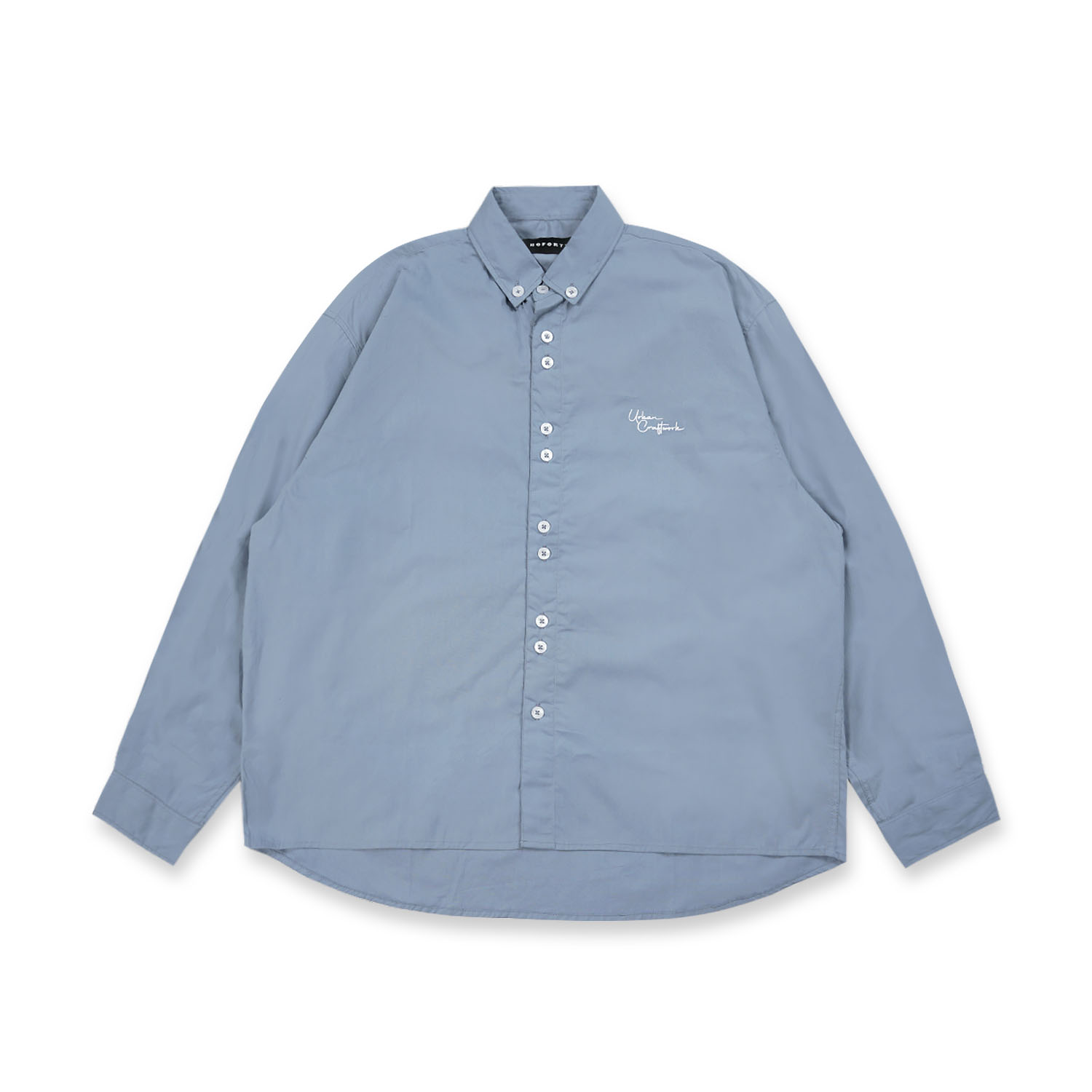 Noforty Project Oversize Boxy Long Shirt Wemby Blue