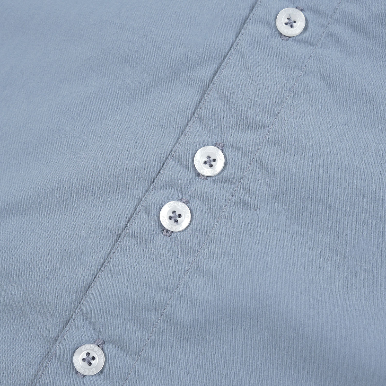 Noforty Project Oversize Boxy Long Shirt Wemby Blue