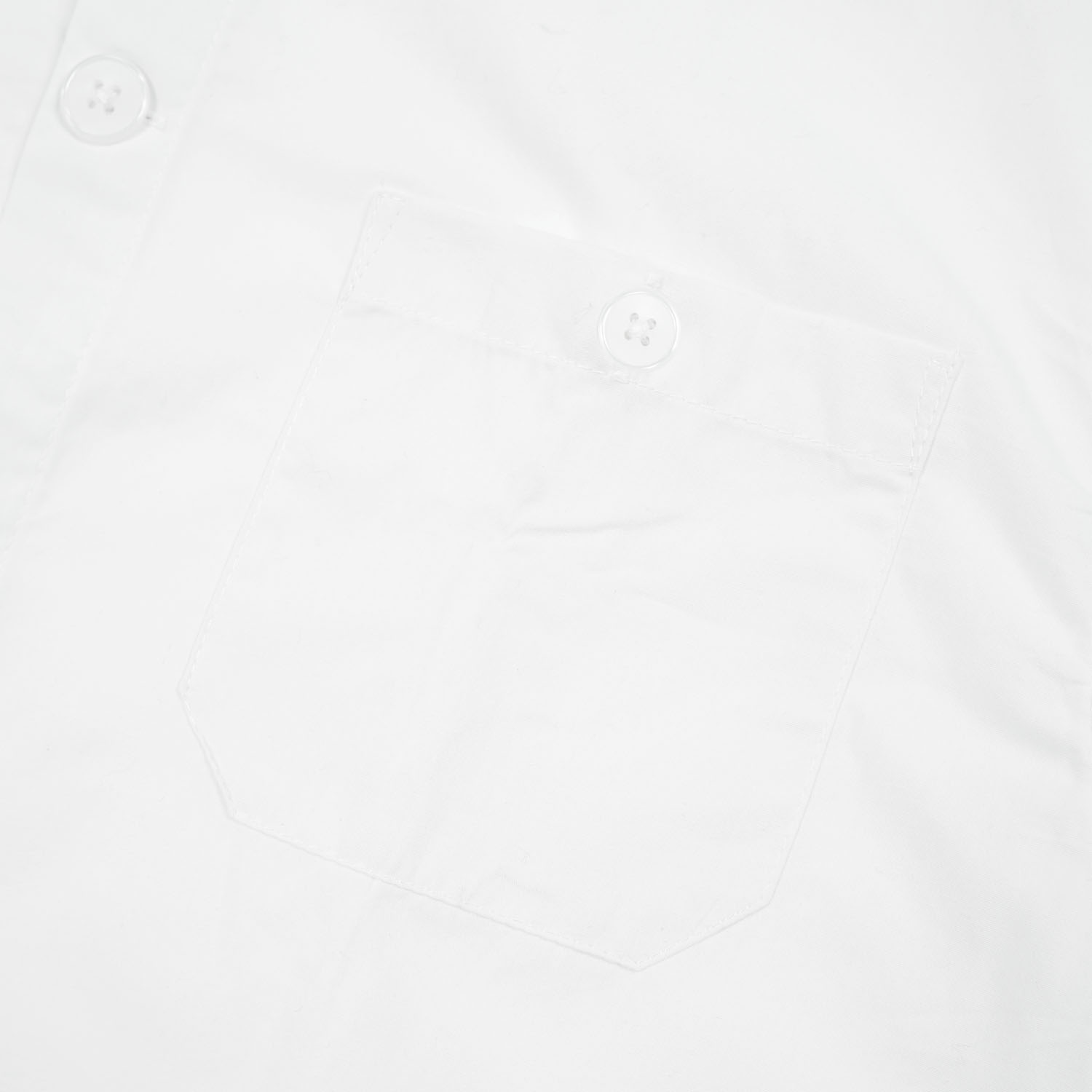 Noforty Project Oversize Boxy Short Shirt Qiro White