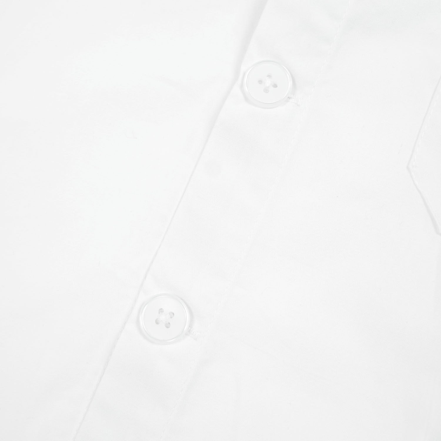 Noforty Project Oversize Boxy Short Shirt Qiro White