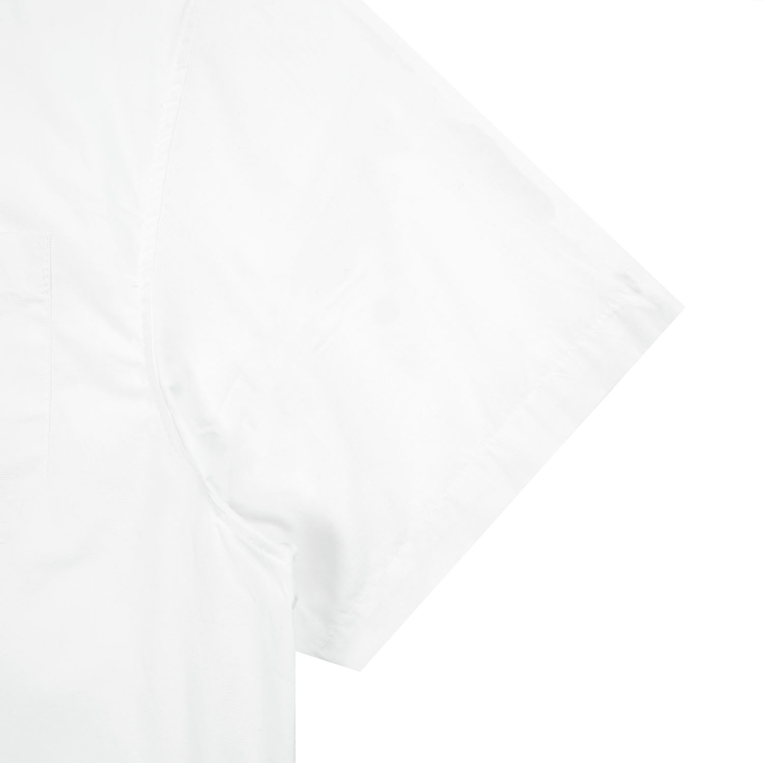Noforty Project Oversize Boxy Short Shirt Qiro White