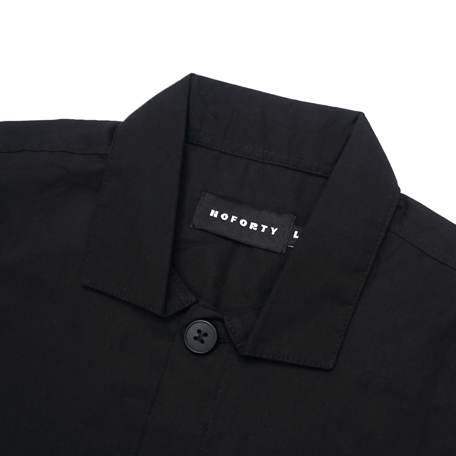 Noforty Project Oversize Boxy Short Shirt Qiro Black