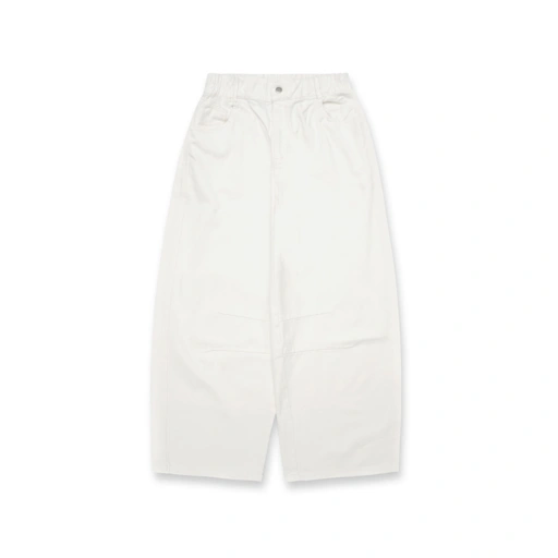 Image of Noforty Project Barrel Long Pants Omo Cream