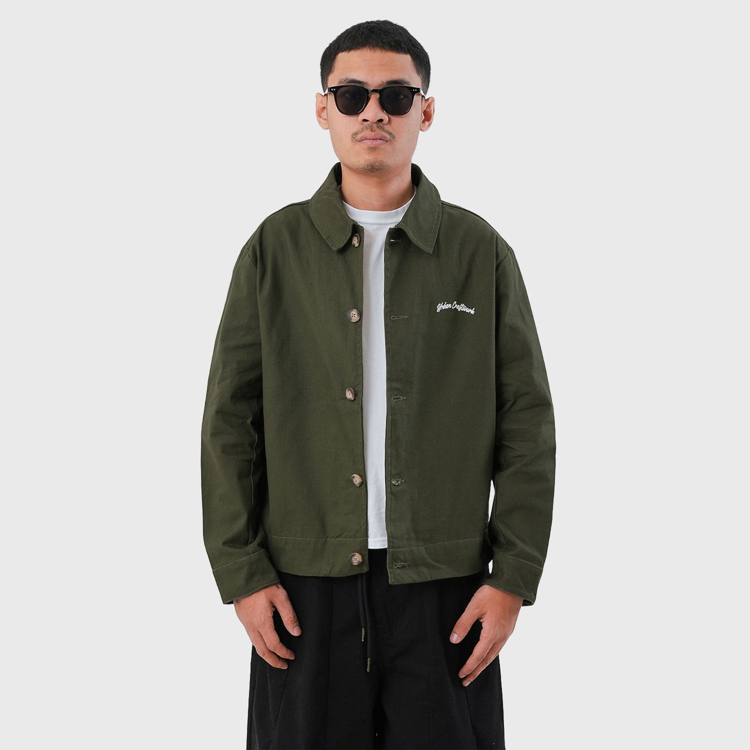 Noforty Project Oversize Jacket Yuzen Army