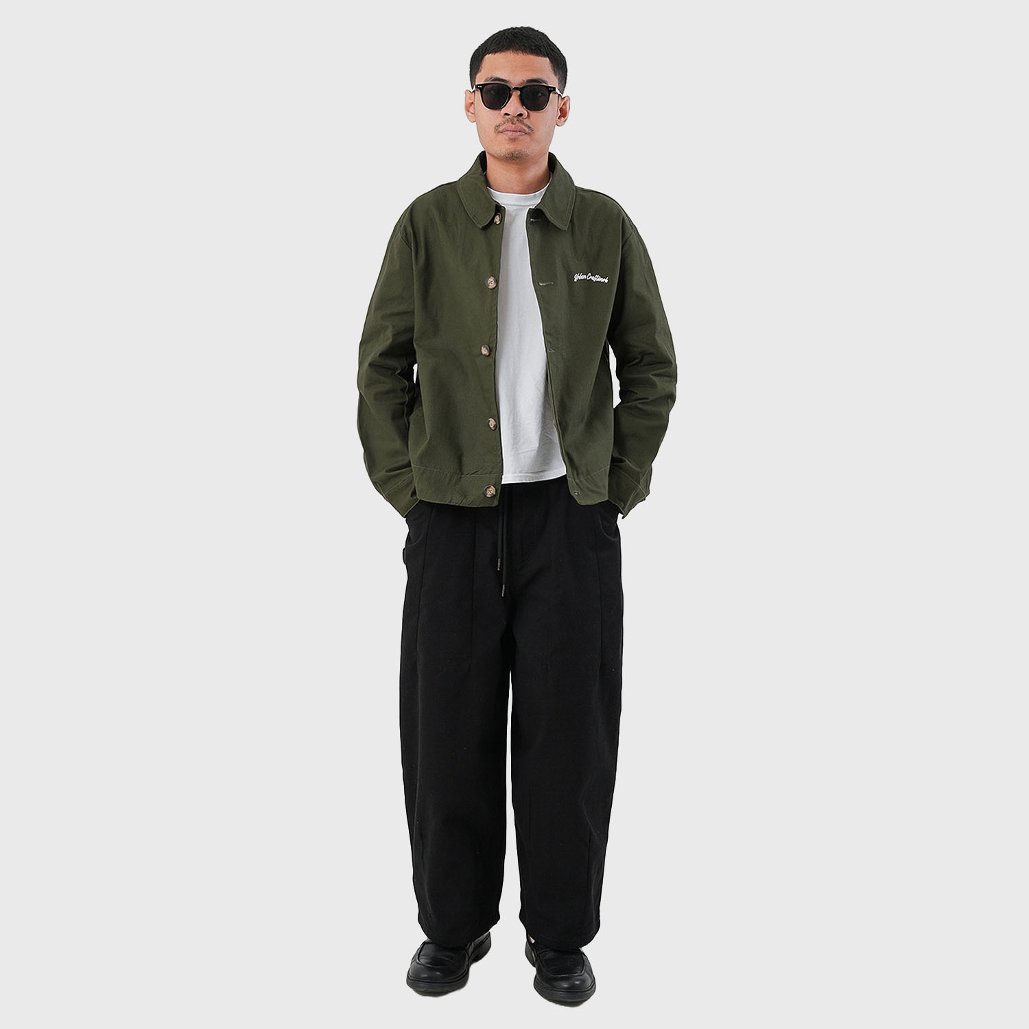Noforty Project Oversize Jacket Yuzen Army